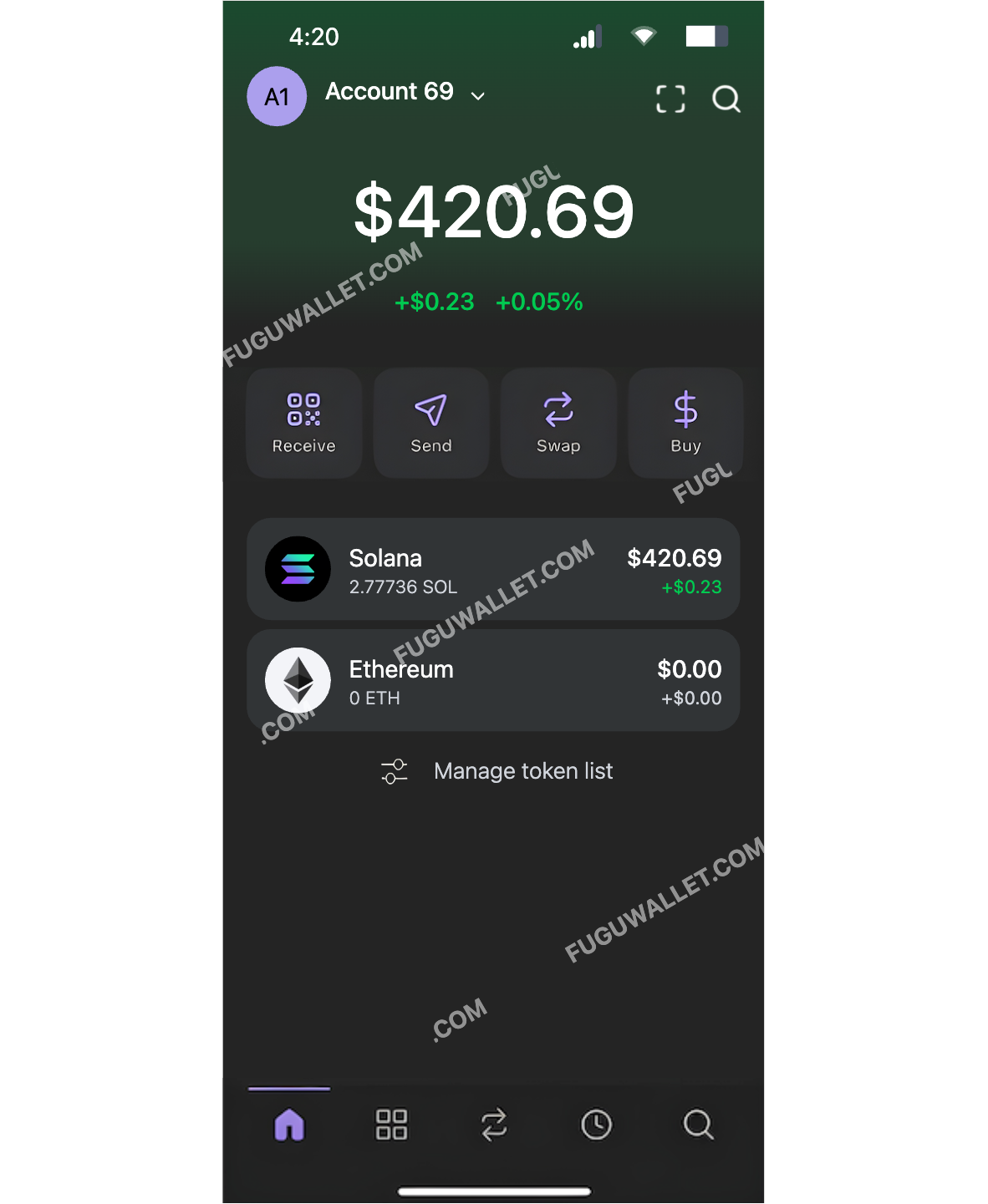 Solana Wallet Template 1